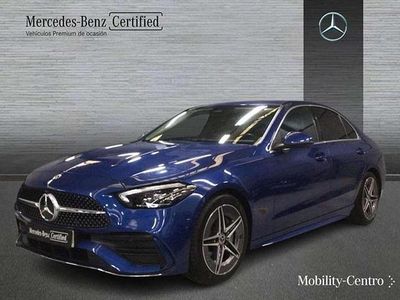 Usado Mercedes C200 207 CV (152 kW) 2022 Azul Berlina