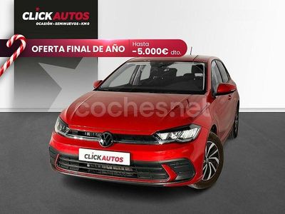 Rojo Usado 2023 VW Polo Life Berlina | 16.500 € (Precio justo)
