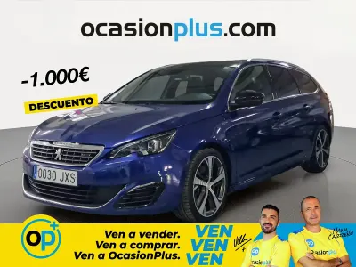 Usado Peugeot 308 GT 180 CV (132 kW) 2017 Azul Familiar