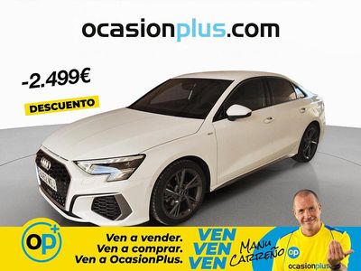 Usado Audi A3 S-Line 116 CV (85 kW) 2023 Blanco Berlina