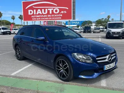 Usado Mercedes C220 Exclusive 170 CV (125 kW) 2016 Azul Familiar