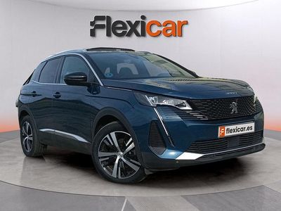 Azul Usado 2021 Peugeot 3008 GT SUV | 18.490 € (Un poco caro)