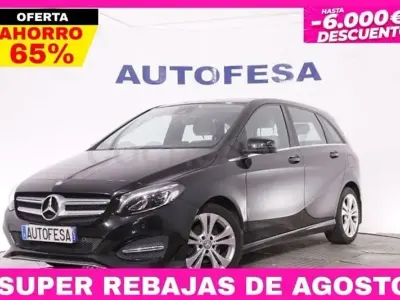 Usado Mercedes B180 109 CV (80 kW) 2016 Negro Utilitario