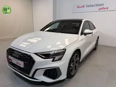 Usado Audi A3 S-Line 150 CV (110 kW) 2022 Blanco Berlina