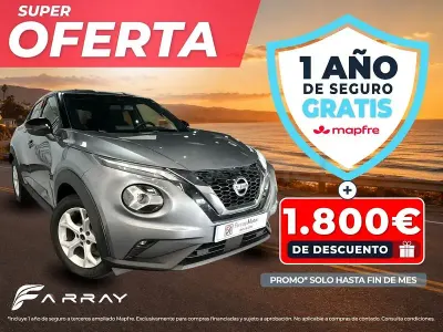Usado Nissan Juke N-Connecta 114 CV (83 kW) 2022 Gris / plata SUV