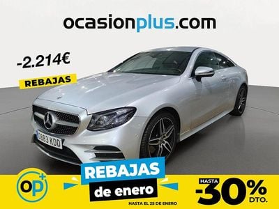 Gris Usado 2017 Mercedes E220 Coupe | 29.900 € (Precio justo)
