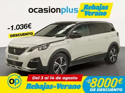 Usado Peugeot 5008 GT-line 131 CV (96 kW) 2018 Blanco SUV