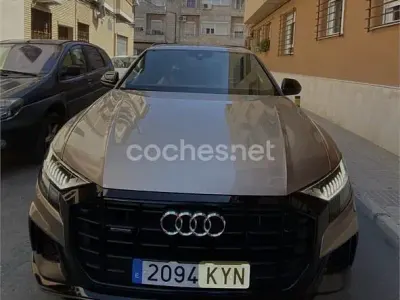 Usado Audi Q8 340 CV (250 kW) 2019 Beige SUV