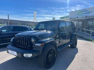 Usado Jeep Wrangler Unlimited Sahara 381 CV (280 kW) 2023 Negro SUV