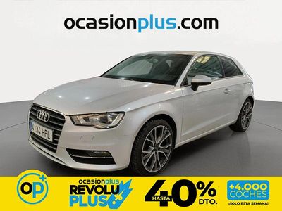 Usado Audi A3 Attraction 122 CV (89 kW) 2013 Gris plata Utilitario