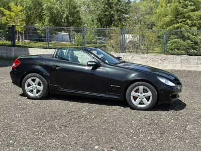 Usado Mercedes SLK200 163 CV (119 kW) 2004 Negro Descapotable