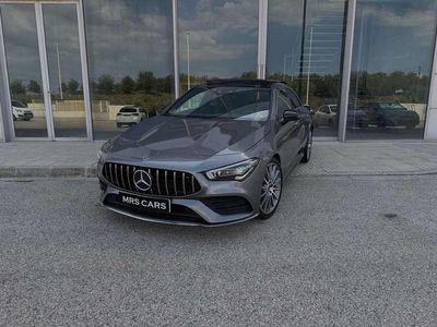 Usado Mercedes CLA200 163 CV (119 kW) 2020 Gris Coupe