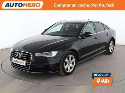 Usado Audi A6 190 CV (139 kW) 2015 Negro Berlina