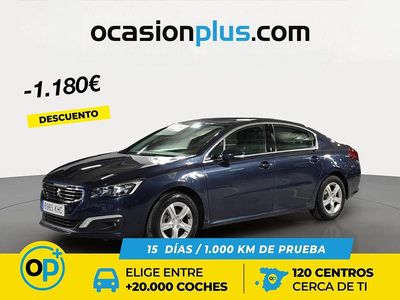 Usado Peugeot 508 Active 120 CV (88 kW) 2018 Azul Berlina