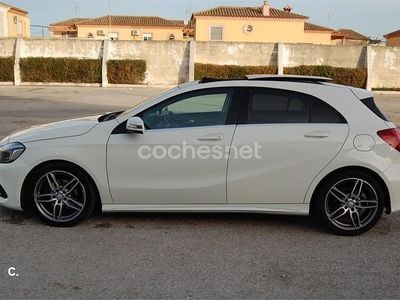 Usado Mercedes A220 AMG line 177 CV (130 kW) 2017 Blanco Berlina