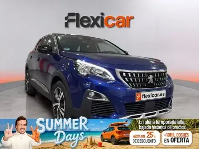 Usado Peugeot 3008 Active 130 CV (95 kW) 2019 Azul SUV