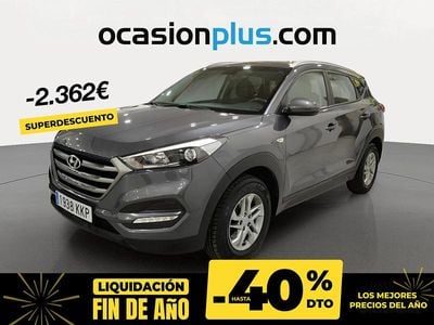 Gris Usado 2018 Hyundai Tucson SUV | 18.290 € (Precio justo)