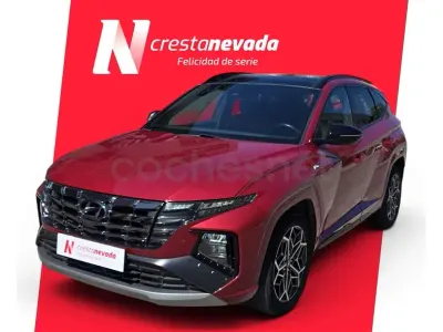 Usado Hyundai Tucson N Line 230 CV (169 kW) 2022 Granate SUV