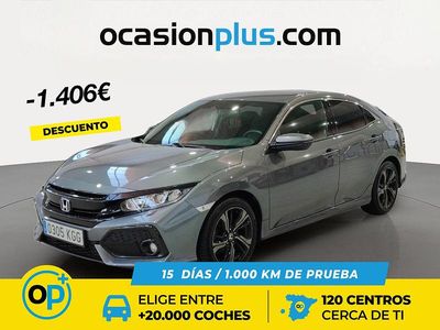Usado Honda Civic Elegance 129 CV (94 kW) 2017 Gris