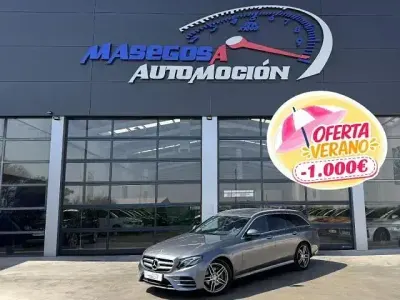 Usado Mercedes E220 AMG 194 CV (142 kW) 2018 Gris Familiar