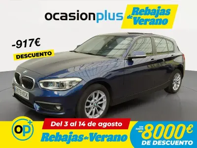 Usado BMW 116 116 CV (85 kW) 2017 Azul Utilitario