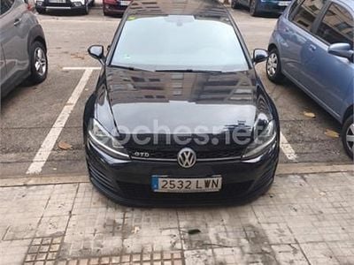 Usado VW Golf VII GTD 184 CV (135 kW) 2015 Negro Berlina