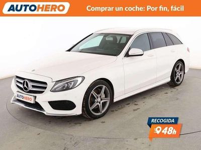 Usado Mercedes C220 170 CV (125 kW) 2015 Blanco Familiar