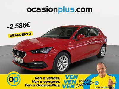 Usado Seat Leon Reference 90 CV (66 kW) 2021 Rojo Berlina