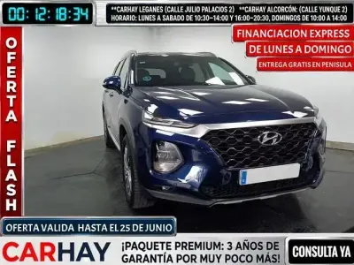 Usado Hyundai Santa Fe 200 CV (147 kW) 2020 Azul SUV
