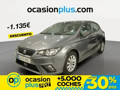 Usado Seat Ibiza Style 75 CV (55 kW) 2018 Gris Utilitario