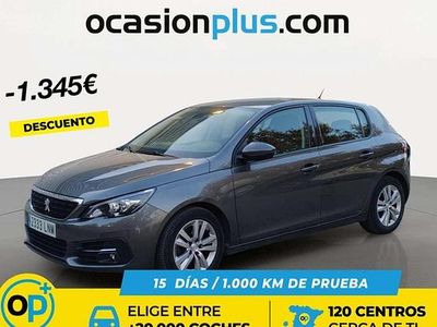 Usado Peugeot 308 SW Active 131 CV (96 kW) 2021 Gris Familiar