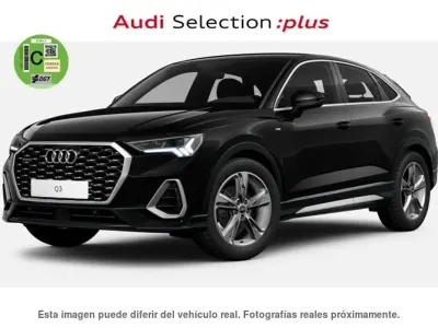 Usado Audi Q3 Sportback 150 CV (110 kW) 2022 Negro SUV