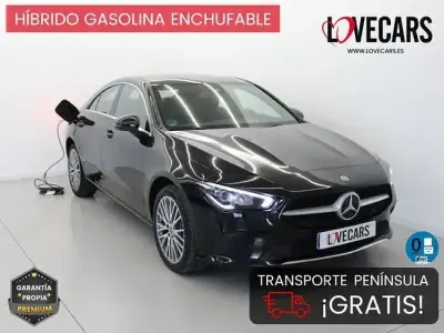 Usado Mercedes CLA250e Advantage 218 CV (160 kW) 2022 Negro Berlina