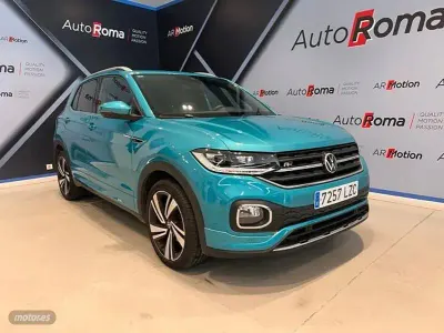 Usado VW T-Cross R-line 110 CV (80 kW) 2022 Azul SUV