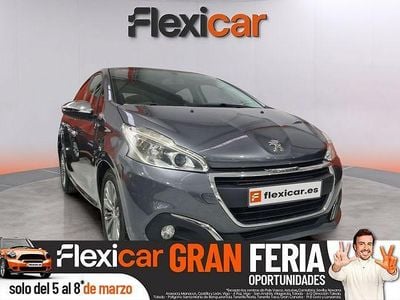 Usado Peugeot 208 Access 75 CV (55 kW) 2016 Gris Utilitario