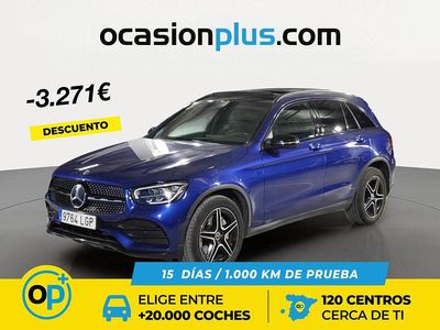 Azul Usado 2020 Mercedes GLC200 SUV | 35.990 € (Precio justo)