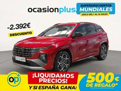 Usado Hyundai Tucson N Line 150 CV (110 kW) 2023 Rojo SUV