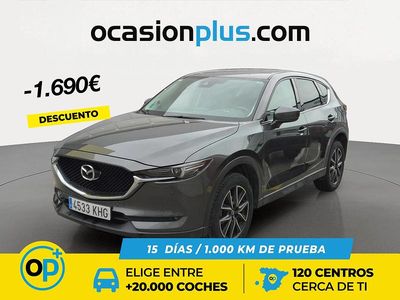 Usado Mazda CX-5 165 CV (121 kW) 2018 Gris SUV