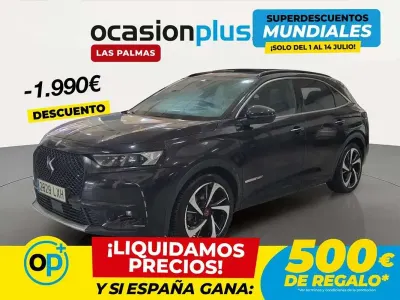 Usado DS Automobiles DS7 Crossback Performance Line Plus 299 CV (219 kW) 2022 Negro SUV