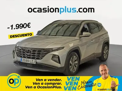 Usado Hyundai Tucson 136 CV (100 kW) 2022 Gris SUV