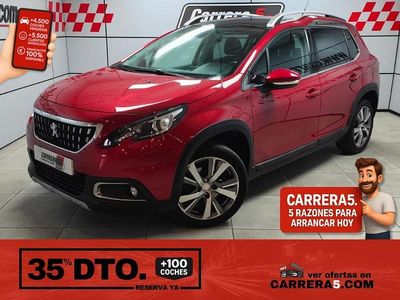 Granate Usado 2017 Peugeot 2008 Allure SUV | 10.400 € (Precio justo)