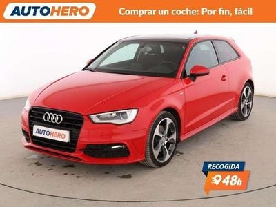 Usado Audi A3 Ambition 179 CV (131 kW) 2014 Rojo Berlina