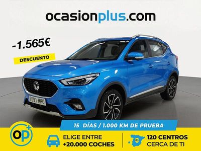 Usado MG ZS Luxury 111 CV (81 kW) 2023 Azul SUV