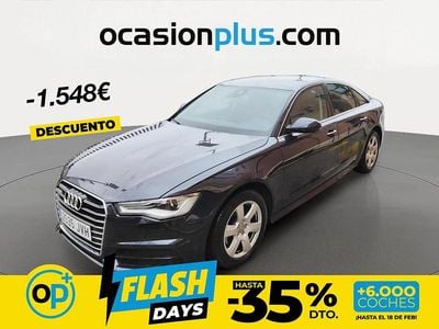Usado Audi A6 Advanced 190 CV (139 kW) 2016 Azul Berlina