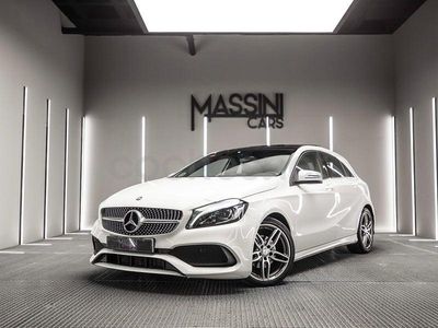 Usado Mercedes A200 AMG line 136 CV (100 kW) 2015 Blanco Berlina
