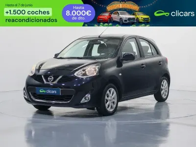 Usado Nissan Micra Acenta 80 CV (58 kW) 2017 Negro Utilitario