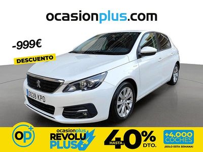 Usado Peugeot 308 Style 130 CV (95 kW) 2018 Blanco Berlina