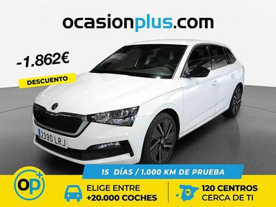 Usado Skoda 110 R Sport 150 CV (110 kW) 2021 Blanco Berlina