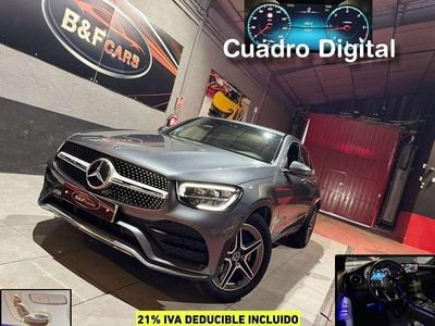 Usado Mercedes GLC300 245 CV (180 kW) 2022 Gris Coupe