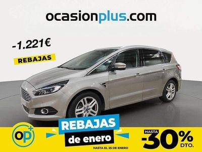 Gris Usado 2017 Ford S-MAX Titanium Monovolumen | 15.269 € (Precio justo)